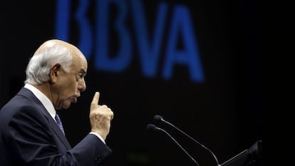 El presidente del BBVA, Francisco Gonzalez. 