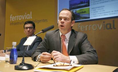 El director financiero de Ferrovial, Ernesto López Mozo, con el CEO delgrupo, íñigo Meirás.