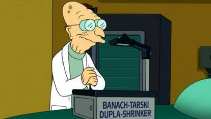 Un fotograma de la serie de dibujos animados 'Futurama'.