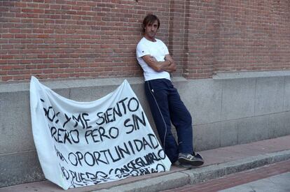 Javier Vázquez, a las puertas de la plaza de Las Ventas.