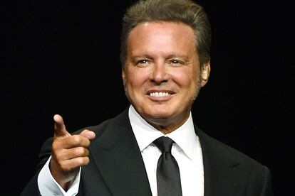 Luis Miguel actuando en Las Vegas en septiembre de 2019.