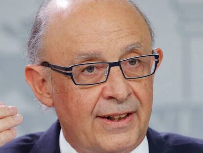 El ministro de Hacienda, Cristóbal Montoro.