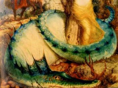 Angelica i el drac, de Arnold Böcklin (1873).