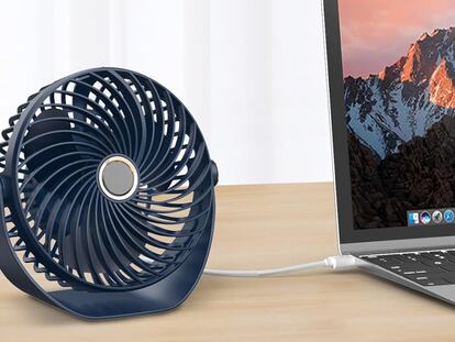 Mini ventilador de mesa silencioso: no renuncies a él este verano.