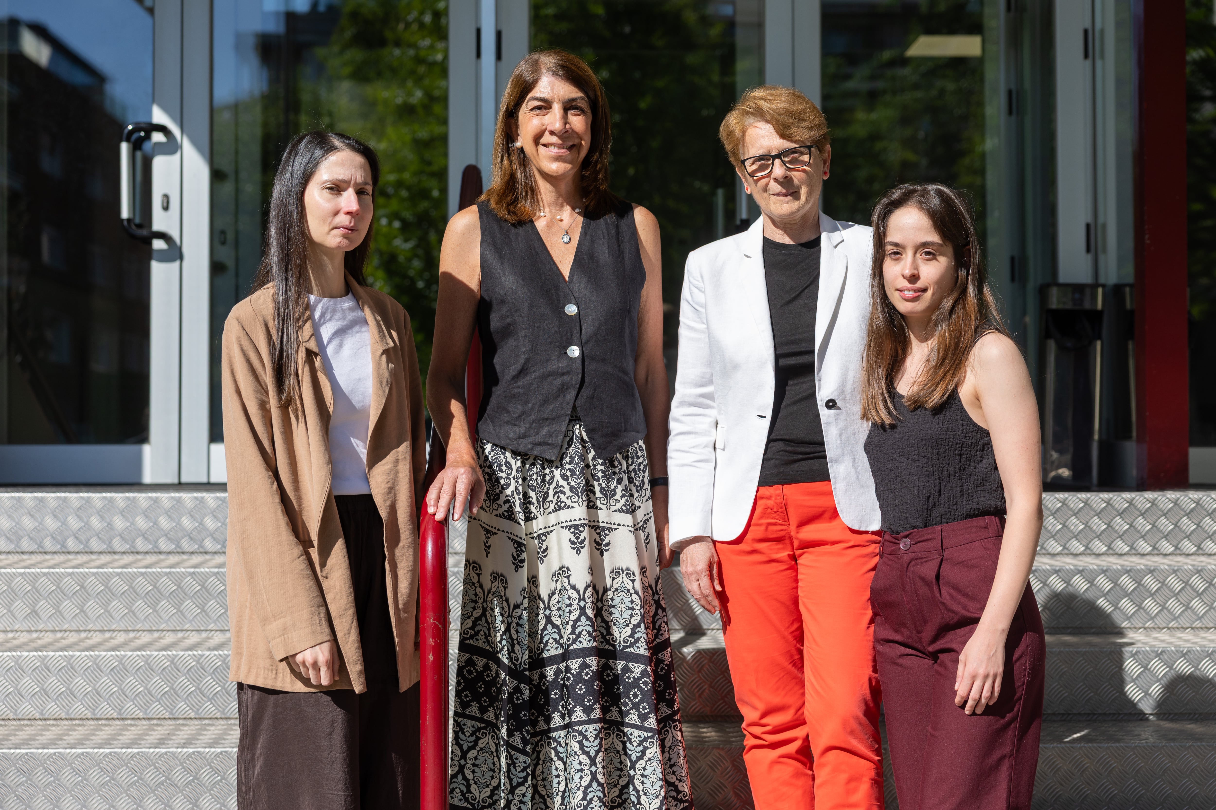 De izquierda a derecha, Alba Estraviz, María Rey Pastor, Agnès Ponsati y Olga Fernández.