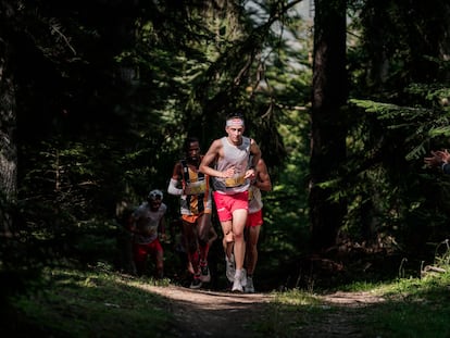 Corredores durante la Sierre - Zinal de 2022.