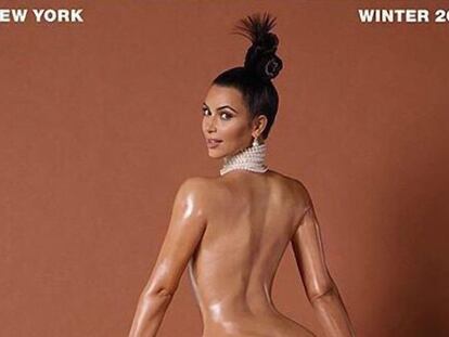 Kim Kardashian, fotografiada por Jean Paul Goude para &#039;Paper&#039;.