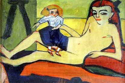 &#39;Chica con muñeca (Fränzi)&#39; (1910), de Erich Heckel.