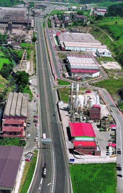 Polígono industrial de Olaberria.