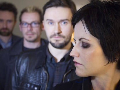 Imagen del grupo The Cranberries en el año 2012.