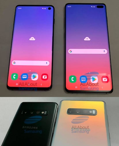 El diseño final del Samsung Galaxy S10 y el Samsung Galaxy S10+