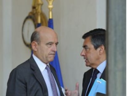 Alain Juppe (izquierda) y Francois Fillon en 2011. / Cordon Press