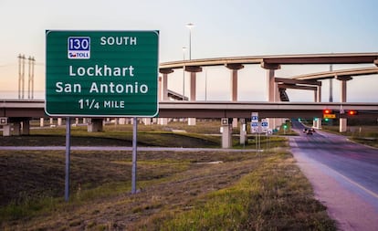 Imagen de la autopista SH-130, construida por Ferrovial en el entorno de Austin (Texas). 