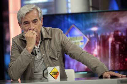 El actor Imanol Arias durante la grabación de el programa 'El Hormiguero'.