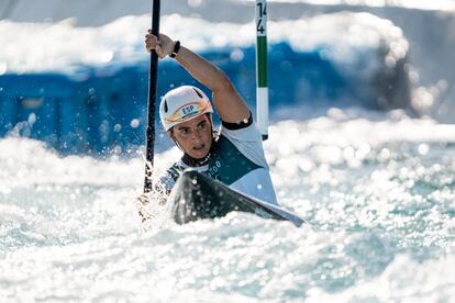 Maialen Chourraut consiguió la plata en la final K1 de piragüismo eslalon el 27 de julio.