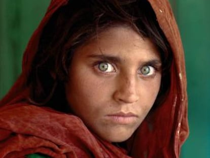 'La niña afgana', portada de 'National Geographic' en junio de 1985.