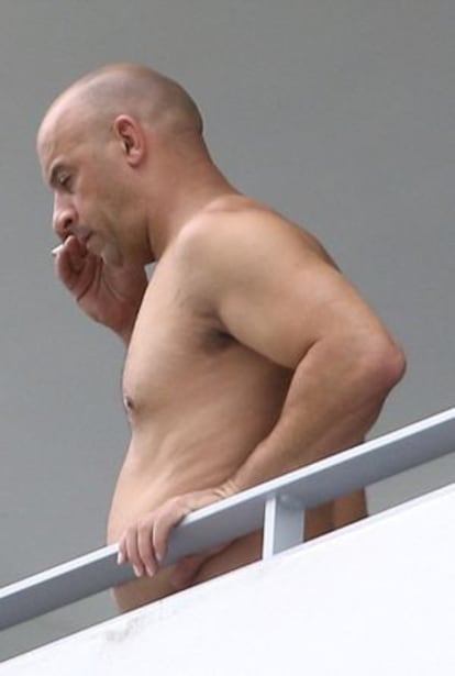 Vin Diesel, en un hotel de Miami.