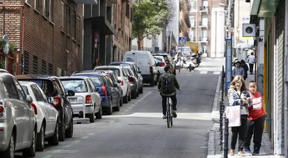 La calle de Amaniel de Madrid. 