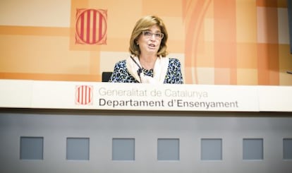 Irene Rigau, consejera de Ense&ntilde;anza.