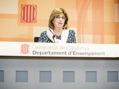 Irene Rigau, consejera de Ense&ntilde;anza.