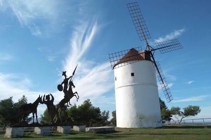 Un molino de viento Almodovar del Campo