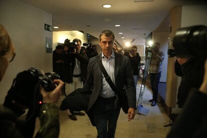 Toni Canto, durante el Consejo Pol&iacute;tico de UPyD de marzo