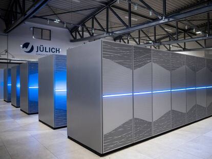 El supercomputador Juwels, en el Centro de Supercomputación de Jülich