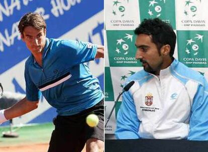 Tommy Robredo y Nenad Zimonjic.