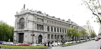 Vista de la fachada del Banco de Espa&ntilde;a. EFE/Archivo