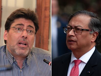 Daniel Jadue y Gustavo Petro.