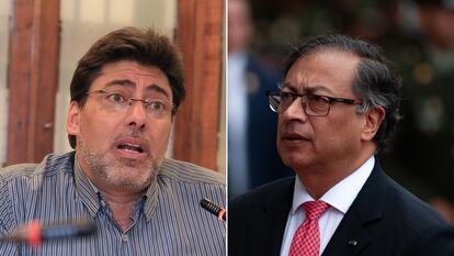 Daniel Jadue y Gustavo Petro.