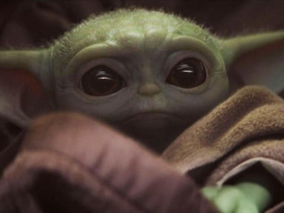 Baby Yoda causa fascinación en Internet.