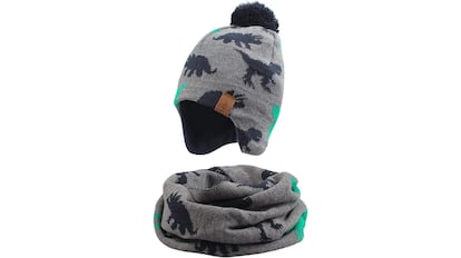 Kit de gorro y bufanda para niños de XIAOHAWANG, varios diseños