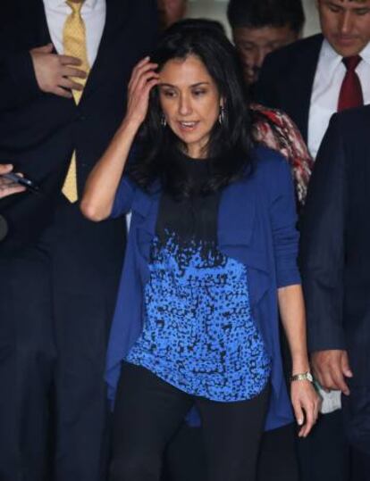 La primera dama de Perú, Nadine Heredia.