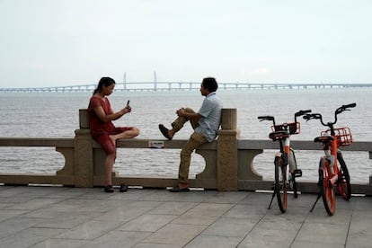 El puente reducirá el tiempo de viaje de Zhuhai a Hong Kong de tres horas a 30 minutos.