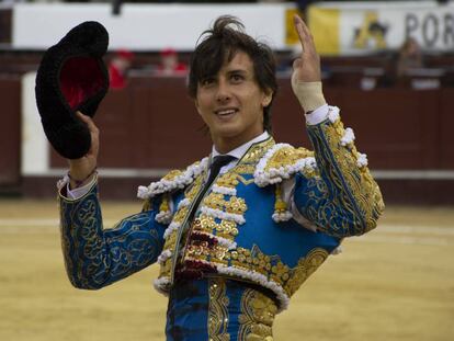 Roca Rey, en la plaza de toros de Bogotá.