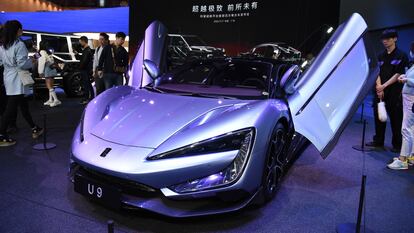 El Yangwang U9, el modelo superdeportivo de BYD valorado en más de 200.000 euros.