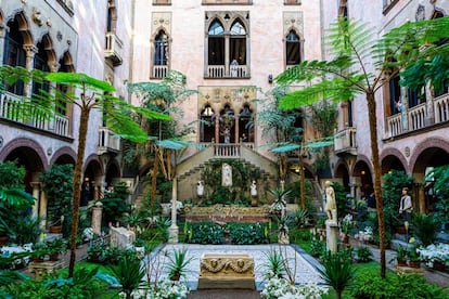 Interior del Museo Isabella Stewart Gardner, en Boston.