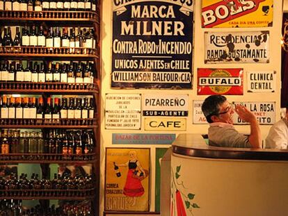 El Bar Liguria, restaurante de Marcelo Cicali, en Santiago de Chile.
