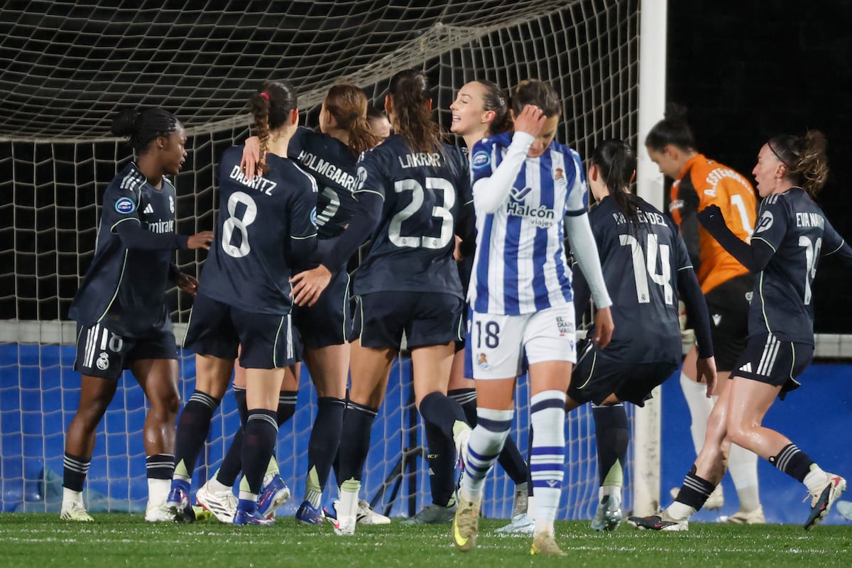 El Madrid le cierra la puerta del subcampeonato de la Liga F a la Real