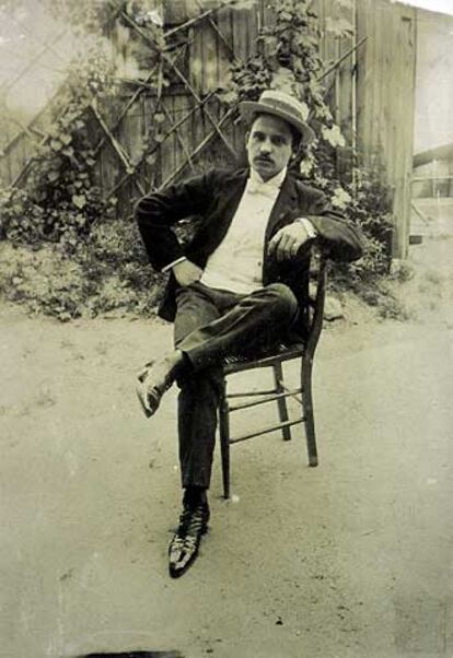 El filósofo español José Ortega y Gasset (Madrid, 1883-1955), en Vigo en 1901.