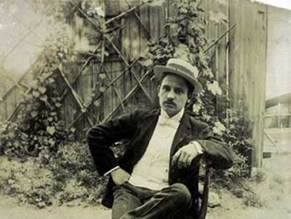 El filósofo español José Ortega y Gasset (Madrid, 1883-1955), en Vigo en 1901.