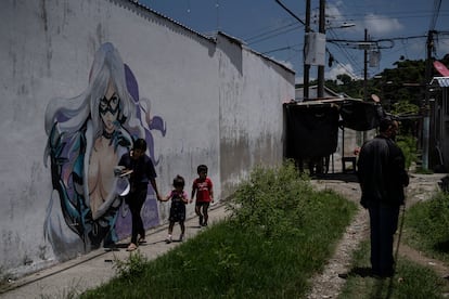 The town of Tonacatepeque, San Salvador, where the Barrio 18 gang was in permanent control. 