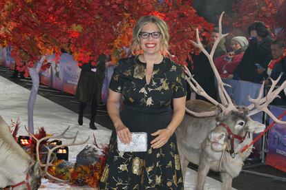 Jennifer Lee en el estreno europeo de Frozen 2, en Londres, el 17 de noviembre de 2019.