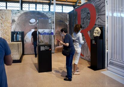 Primeros visitantes al Museo Nacional Arqueológico de Tarragona, MNAT, el 19 de mayo.