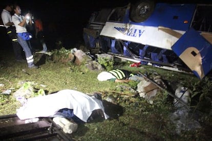Accidente en Veracruz (México) el pasado 31d e marzo. / EFE/ VERACRUZNEWS