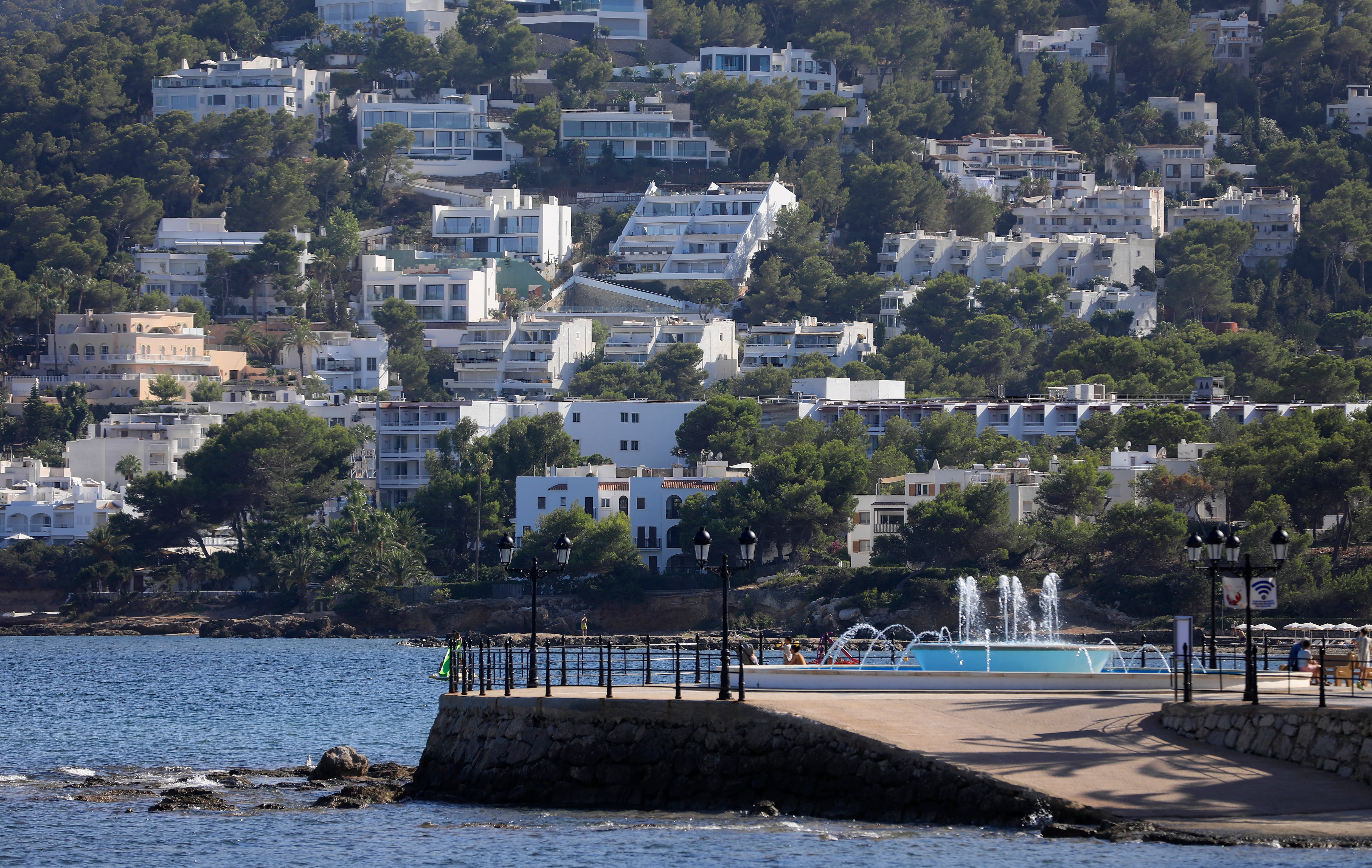 Localidad de Santa Eulalia, en Ibiza.