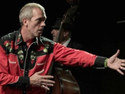 Hugh Laurie en concierto.