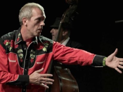 Hugh Laurie en concierto.