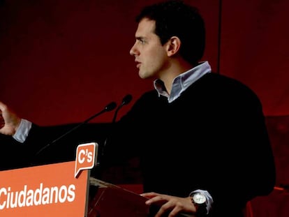 Albert Rivera, aquest matí a Barcelona.